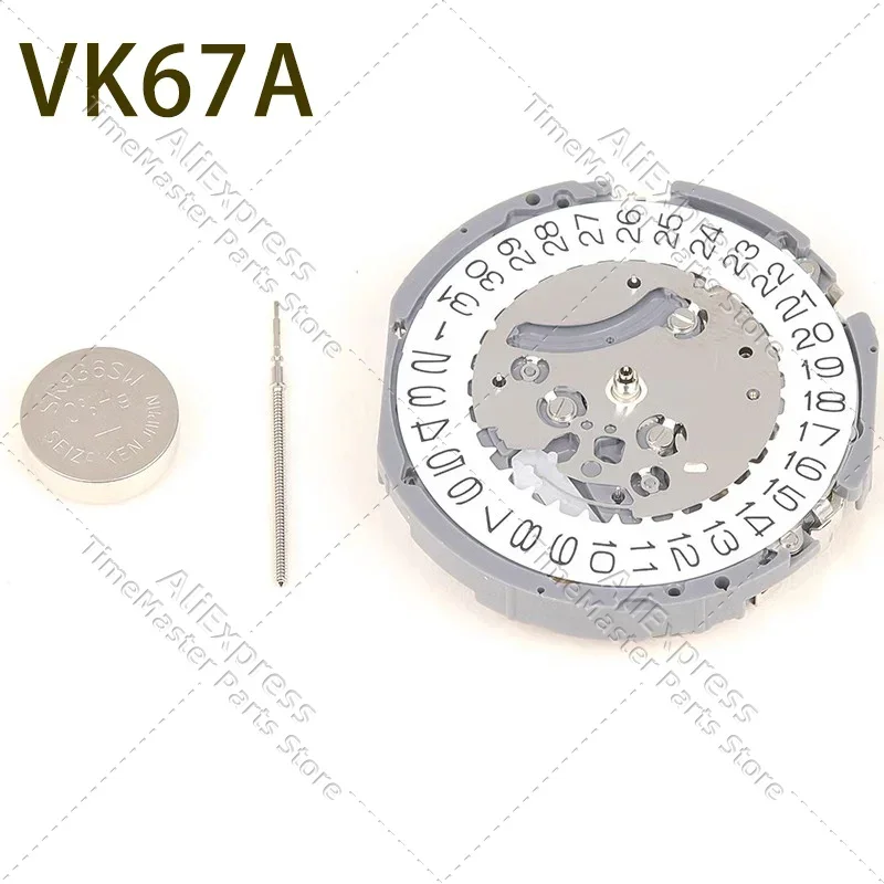Механизм VK67 VK67A, кварцевый механизм, 6 стрелок, 3 часа, 6,9,12, запасные части для маленьких секундных часов
Механизм VK67 VK67A, кварцевый механизм, 6 стрелок, 3 часа, 6,9,12, запасные части для маленьких секундных часов