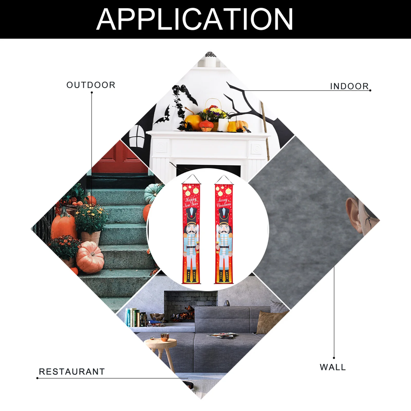 1 Pair Christmas Door Curtains Door Couplets Banners Festive Hanging Decor For Holiday Party Outdoor Indoor Decoration Xmas
1 Pair Christmas Door Curtains Door Couplets Banners Festive Hanging Decor For Holiday Party Outdoor Indoor Decoration Xmas