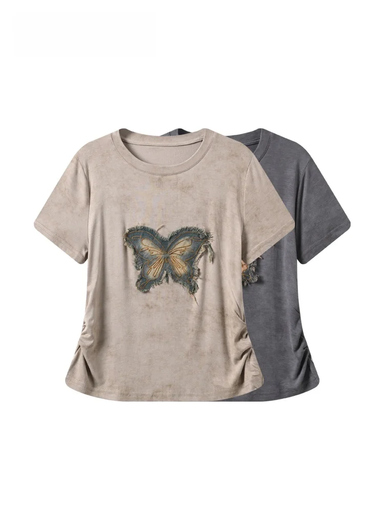 plus Size Women's Short Sleeve T-Shirt Embroidered Patchwork Casual round Neck Top Knot Summer Fashion plus Size Cl...
plus Size Women's Short Sleeve T-Shirt Embroidered Patchwork Casual round Neck Top Knot Summer Fashion plus Size Cl...