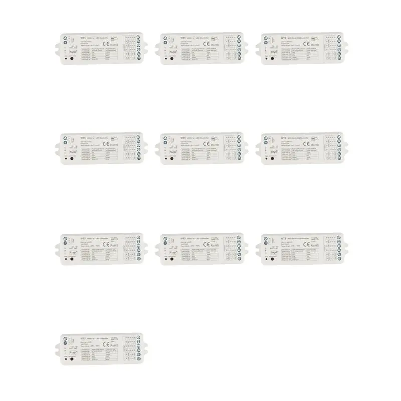 B44C 10X Tuya LED Controller 5 In 1 Dimmer CCT RGB RGBW RGBWW RGBCCT Strip Smart Life Wifi 2.4G RF Remote Controller 12-24V
B44C 10X Tuya LED Controller 5 In 1 Dimmer CCT RGB RGBW RGBWW RGBCCT Strip Smart Life Wifi 2.4G RF Remote Controller 12-24V