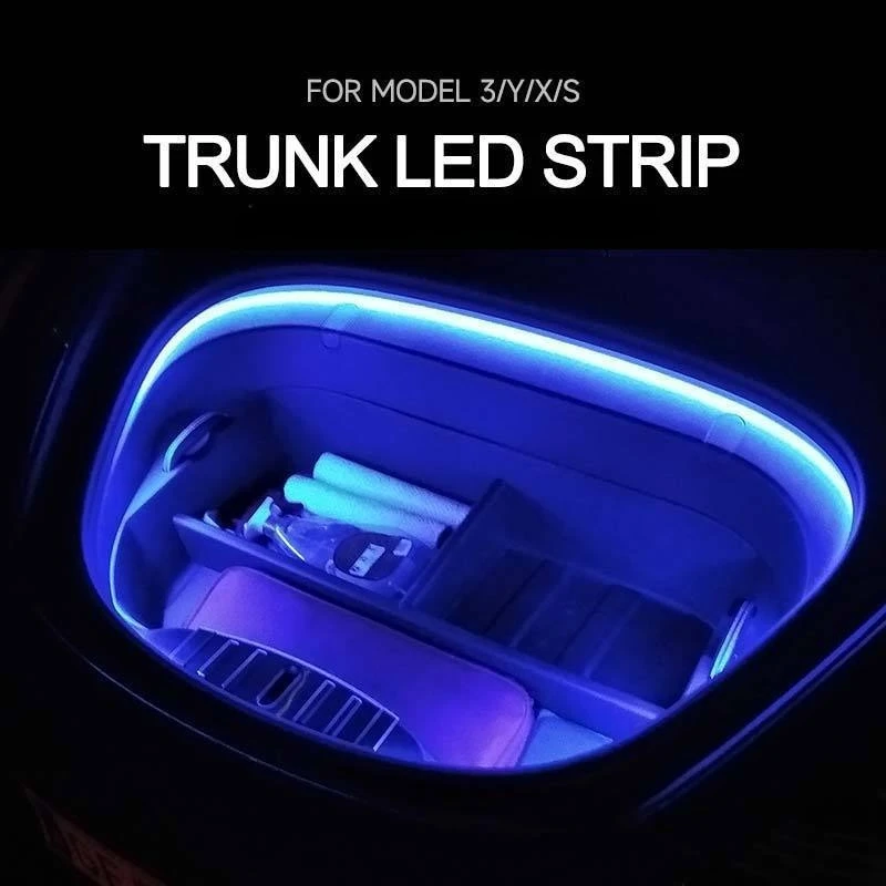For Tesla Model 3/Y/X/S Frunk Ambient Light LED Strip Ultra-Bright Waterproof Decorative Lighting Blue/Red/White/Yellow Car Part
For Tesla Model 3/Y/X/S Frunk Ambient Light LED Strip Ultra-Bright Waterproof Decorative Lighting Blue/Red/White/Yellow Car Part