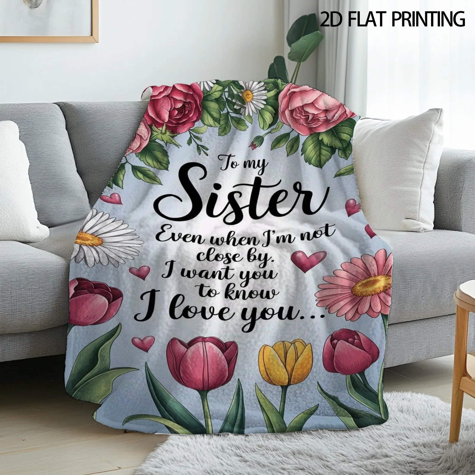 1pc, Sister, Flannel Blanket, Camping Blanket, Nap Blanket, Outdoor Camping, Soft, Floral Heart Design Print, for Home, Travel, Couch, AllSeason Use, Birthday Gift Best for Valentine's Day, Outdoor Camping Blanket
1pc, Sister, Flannel Blanket, Camping Blanket, Nap Blanket, Outdoor Camping, Soft, Floral Heart Design Print, for Home, Travel, Couch, AllSeason Use, Birthday Gift Best for Valentine's Day, Outdoor Camping Blanket