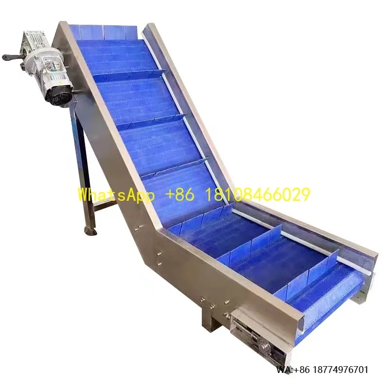 Эффективный транспортировочный конвейер Z, наклонная модульная конвейерная лента для производства пищевых продуктов и фруктов, ленточный конвейер из ПВХ
Эффективный транспортировочный конвейер Z, наклонная модульная конвейерная лента для производства пищевых продуктов и фруктов, ленточный конвейер из ПВХ