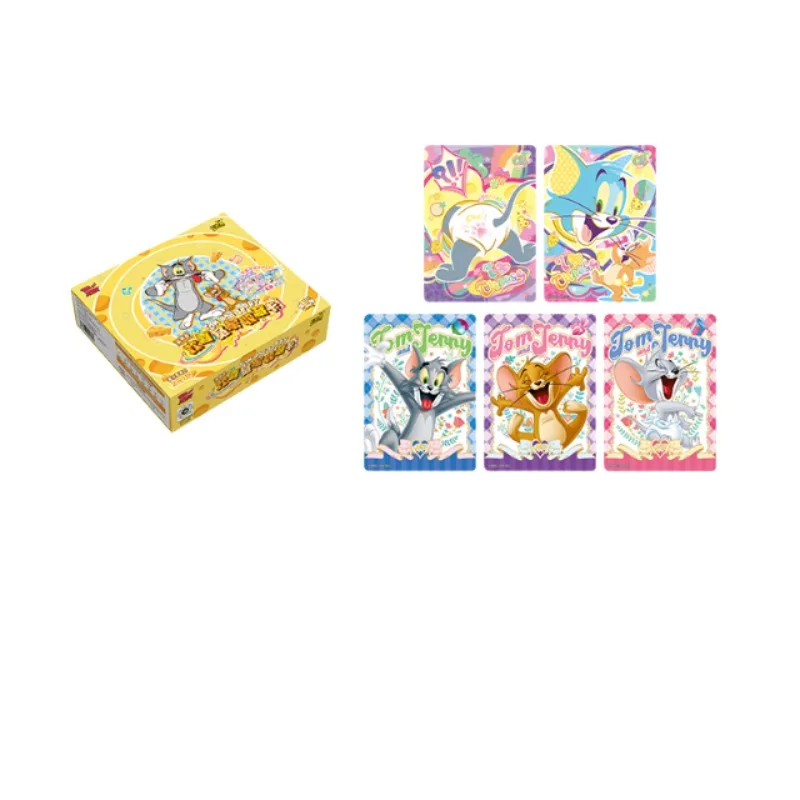 Официальная подлинная коллекционная карта Kayou Tom and Jerry Happy Enemy Chasing Fun Pack, периферийные карты в стиле аниме, детские подарки
Официальная подлинная коллекционная карта Kayou Tom and Jerry Happy Enemy Chasing Fun Pack, периферийные карты в стиле аниме, детские подарки