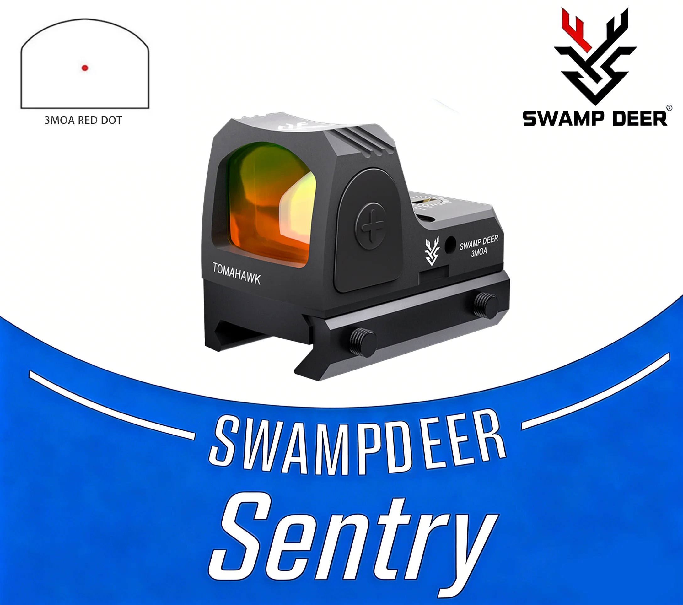 Прицел SWAMPDEER SENTRY с красной точкой для работы на близком расстоянии и общего применения, совместимый с креплением R.M.R, для страйкбола и пистолетов 9 мм.
Прицел SWAMPDEER SENTRY с красной точкой для работы на близком расстоянии и общего применения, совместимый с креплением R.M.R, для страйкбола и пистолетов 9 мм.
