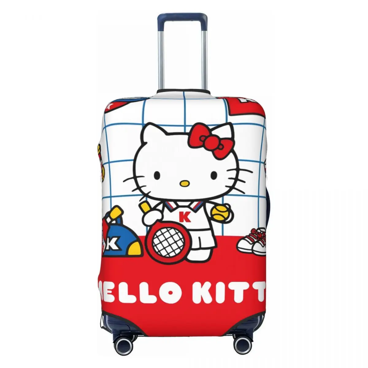 Tennis Time Hello Kitty Travel Luggage Cover Dust Proof Cartoon Cat Kitten Suitcase Cover Protector Fit 18-32 Inch
Tennis Time Hello Kitty Travel Luggage Cover Dust Proof Cartoon Cat Kitten Suitcase Cover Protector Fit 18-32 Inch