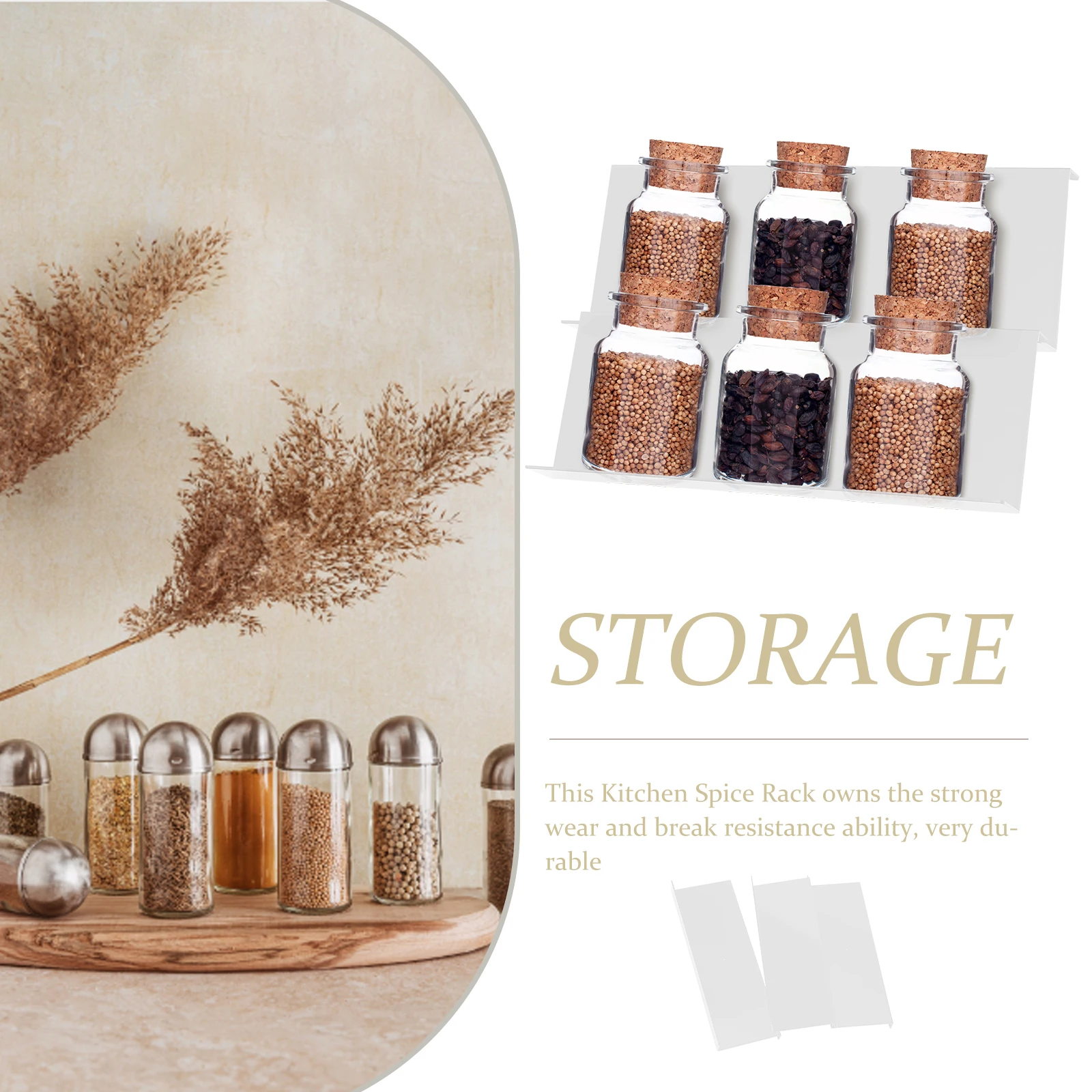 3 Pcs Spice Rack Storage Break resistant Stackable Drawer Kitchen Seasoning ganizer Holder Plastic Ladder Style Shelf 
3 Pcs Spice Rack Storage Break resistant Stackable Drawer Kitchen Seasoning ganizer Holder Plastic Ladder Style Shelf