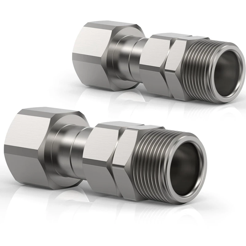 Pressure Washer Swivel Fitting M22-14mm Male to M22 Female Swivel Connector, 360° Swivel Hose Connector for Pressure Washer Gun
Pressure Washer Swivel Fitting M22-14mm Male to M22 Female Swivel Connector, 360° Swivel Hose Connector for Pressure Washer Gun