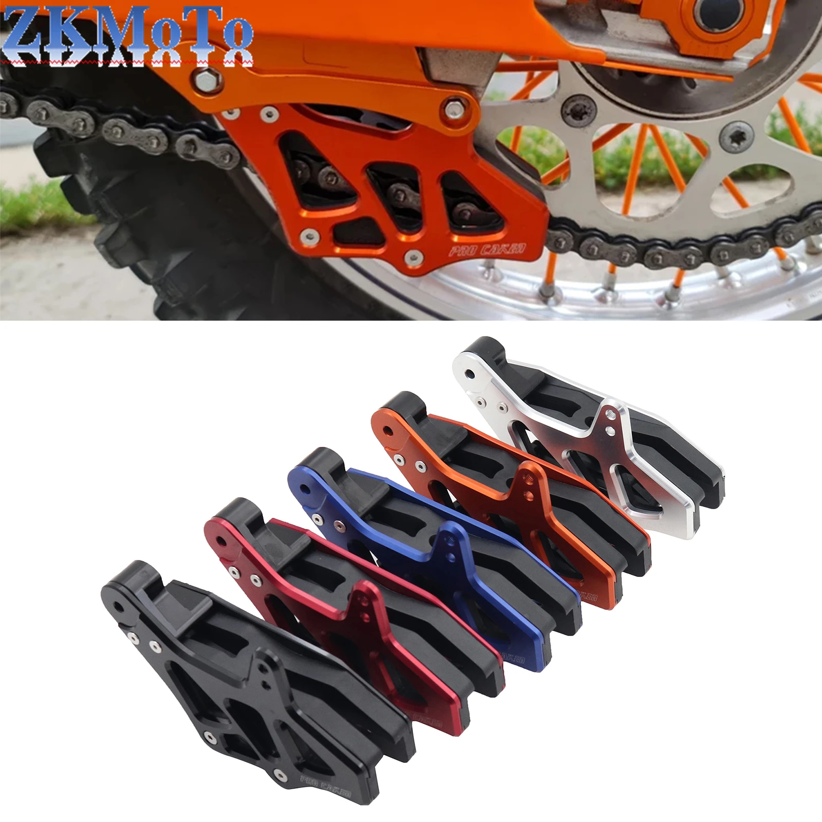 Motorcycle CNC Aluminum Chain Guide Guard For KTM SX SXF EXC EXCF XC XCW XCF SMC TPI 125 150 200 250 300 350 400 450 500 530
Motorcycle CNC Aluminum Chain Guide Guard For KTM SX SXF EXC EXCF XC XCW XCF SMC TPI 125 150 200 250 300 350 400 450 500 530
