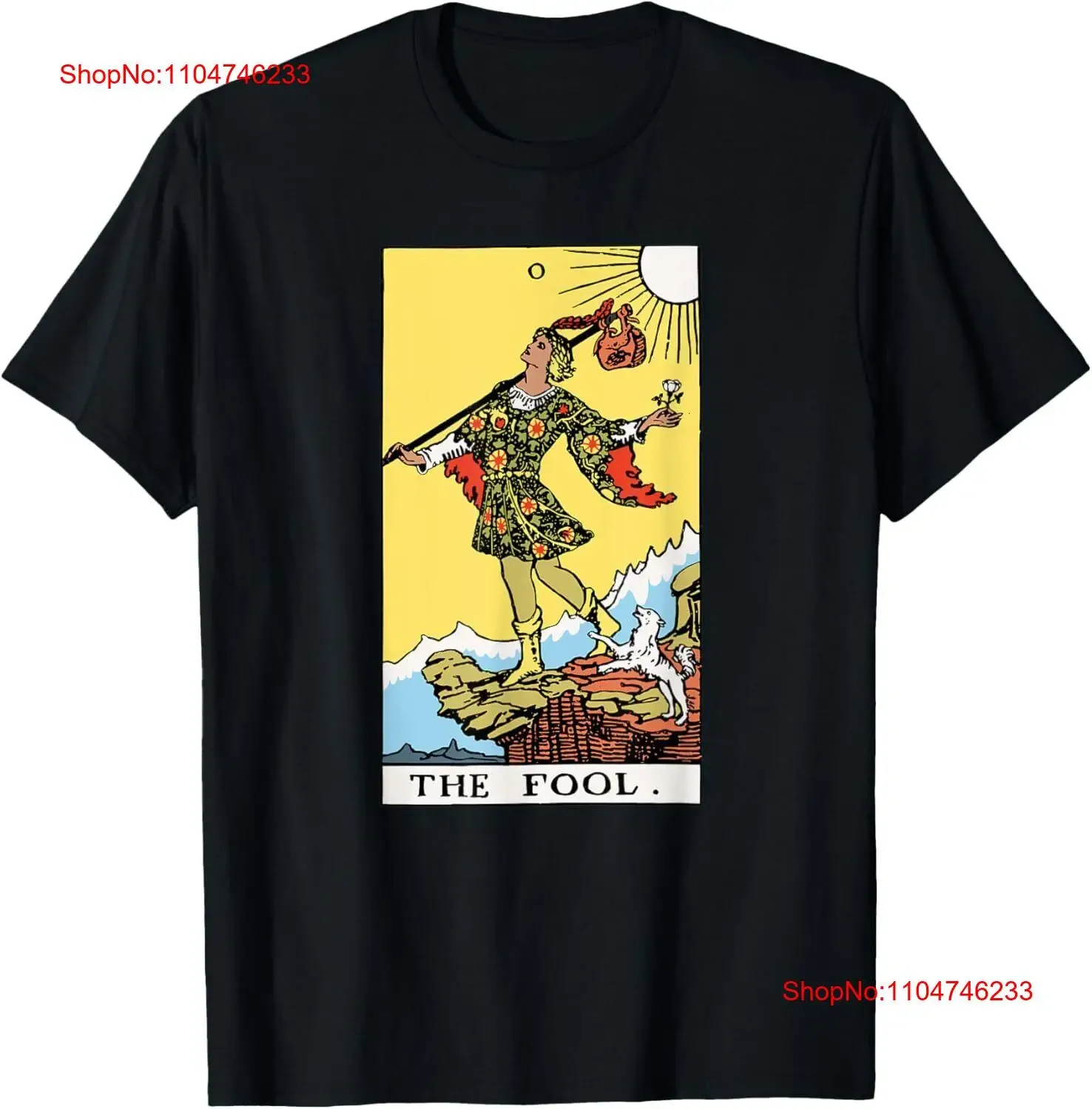 The Fool Tarot Card Rider Waite T Shirt vintage Washed Top For Everyday Wear Stylish Unisex designer clothes Stretched
The Fool Tarot Card Rider Waite T Shirt vintage Washed Top For Everyday Wear Stylish Unisex designer clothes Stretched