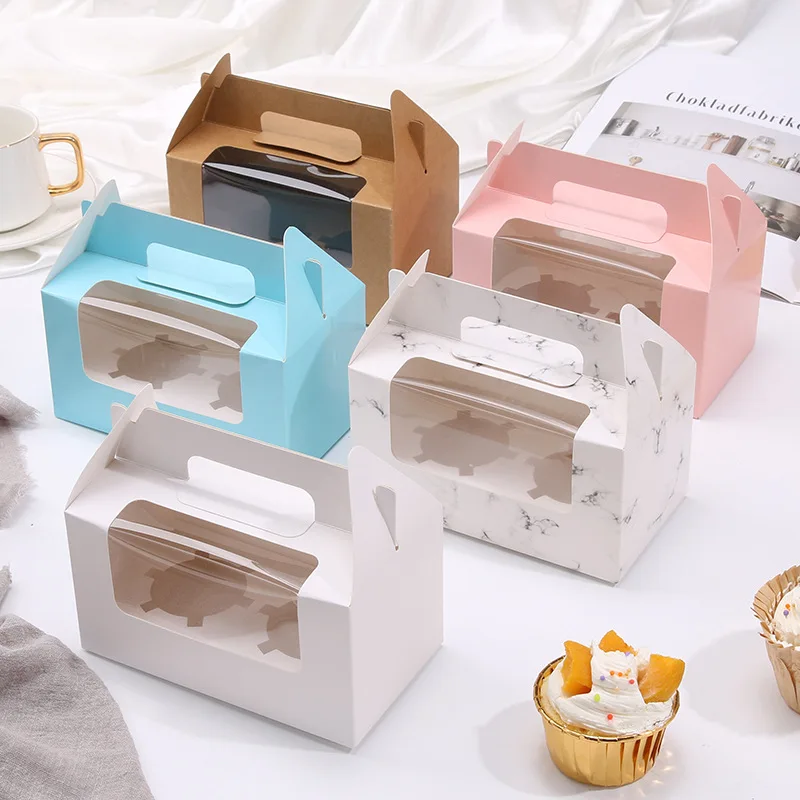 Kraft Paper Box Window Clear PVC 1 2 4 6 Hole Muffin Cup Cake Packaging Box For Birthday Party Baby Shower Wedding Decoration
Kraft Paper Box Window Clear PVC 1 2 4 6 Hole Muffin Cup Cake Packaging Box For Birthday Party Baby Shower Wedding Decoration