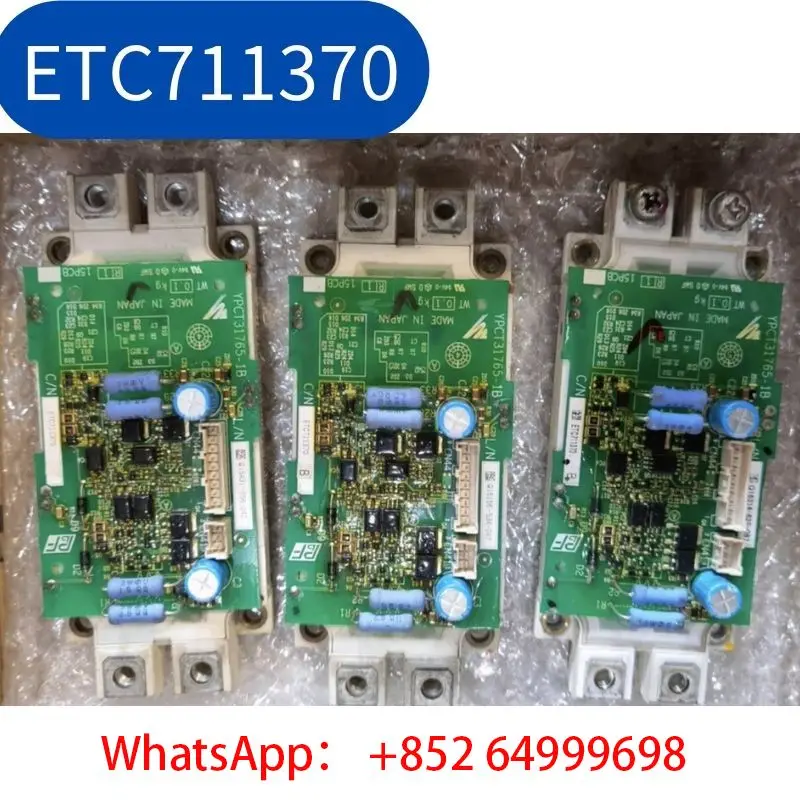 ETC711370 drive board with IGBT module set parts FF450R12ME4_B60_ENG YPCT31576-1B second-hand Test OK
ETC711370 drive board with IGBT module set parts FF450R12ME4_B60_ENG YPCT31576-1B second-hand Test OK
