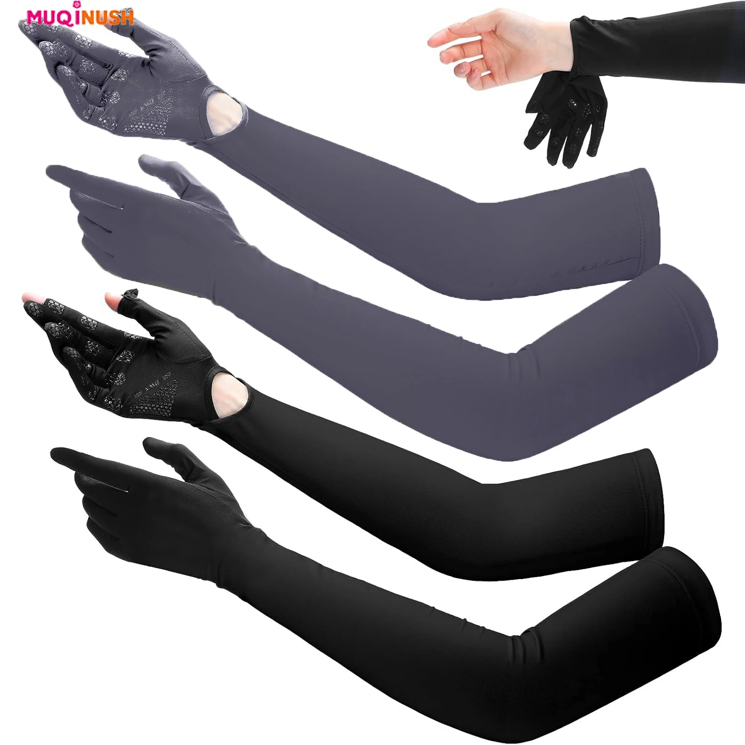 1/2/4 Pairs Of UV Protective Driving Gloves UV Resistant Full Finger Arm Sleeves Long Gloves With Touch Screen Capability
1/2/4 Pairs Of UV Protective Driving Gloves UV Resistant Full Finger Arm Sleeves Long Gloves With Touch Screen Capability