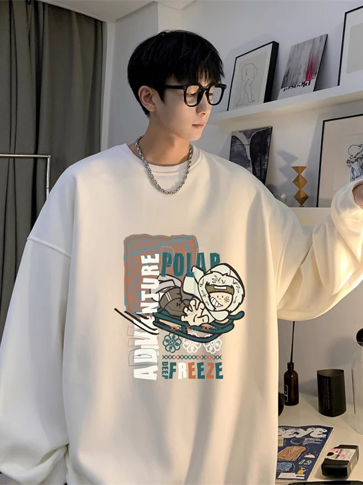 Мужской свитшот в американском ретро-стиле, тонкий, с круглым вырезом, базовая модель, оверсайз, для пар, весна-осень, плотность 500 г, повседневная одежда
Мужской свитшот в американском ретро-стиле, тонкий, с круглым вырезом, базовая модель, оверсайз, для пар, весна-осень, плотность 500 г, повседневная одежда