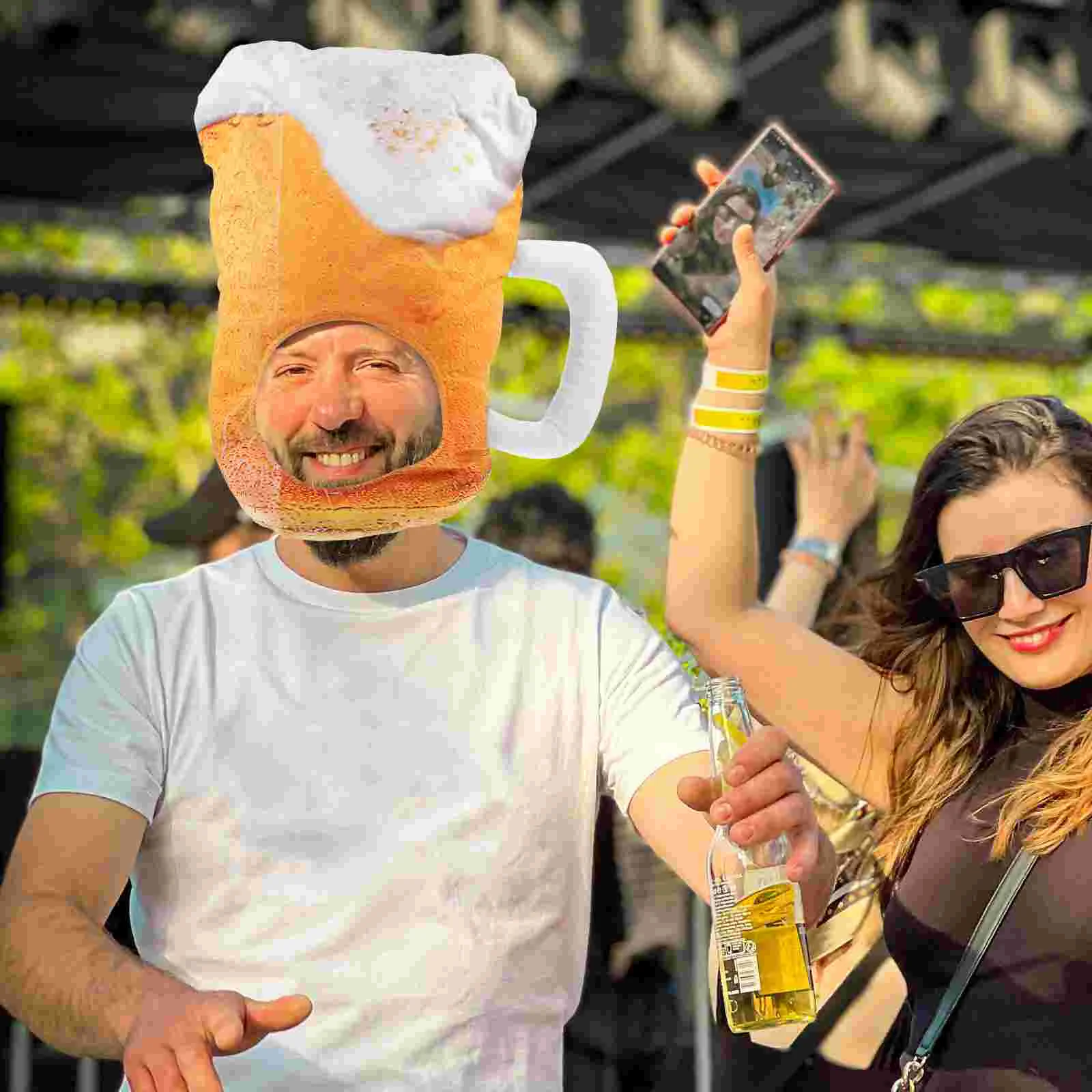 Plush Beer Mug Hat Headgear Beer Mug Party Hat Beer Mug Costume Novelty Hat Party Hat beer mug headdress
Plush Beer Mug Hat Headgear Beer Mug Party Hat Beer Mug Costume Novelty Hat Party Hat beer mug headdress
