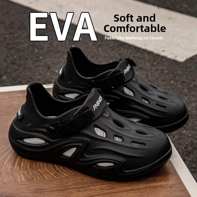 Men's Summer Slip-On Shoes Anti-Slip Breathable Fishing Casual Thick Bottom Soft Elastic Clog Shoes Driving Suitable EVA Mate...
Men's Summer Slip-On Shoes Anti-Slip Breathable Fishing Casual Thick Bottom Soft Elastic Clog Shoes Driving Suitable EVA Mate...
