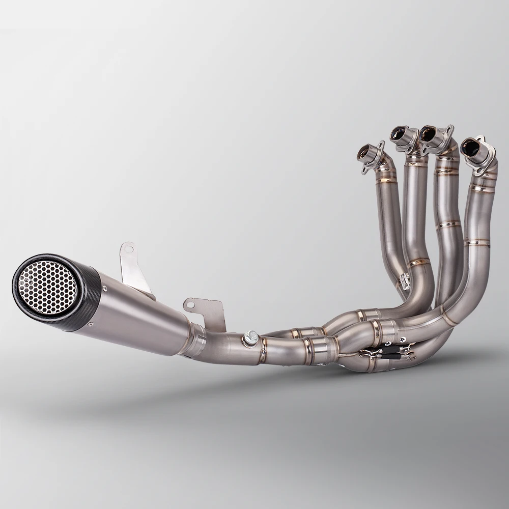 High Performance Modified Motorcycle Titanium Alloy Exhaust Pipe H2 Modification Complete System!
High Performance Modified Motorcycle Titanium Alloy Exhaust Pipe H2 Modification Complete System!