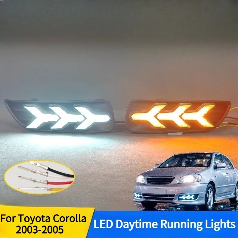 For Toyota Corolla US version 2003 2004 2005 Daytime Running Light Upgrade LED DRL Front Fog Light Car Accessories
For Toyota Corolla US version 2003 2004 2005 Daytime Running Light Upgrade LED DRL Front Fog Light Car Accessories