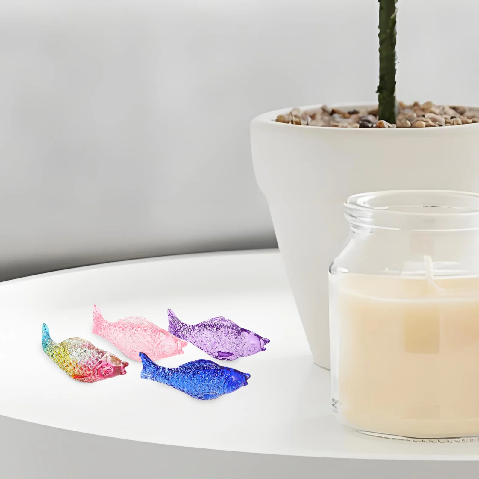 4Pcs Glass Fish Decor Unique Colorful Koi Craft Home Office Tabletop Decoration Aquarium Accessory Lovely Small Fish Ornament
4Pcs Glass Fish Decor Unique Colorful Koi Craft Home Office Tabletop Decoration Aquarium Accessory Lovely Small Fish Ornament