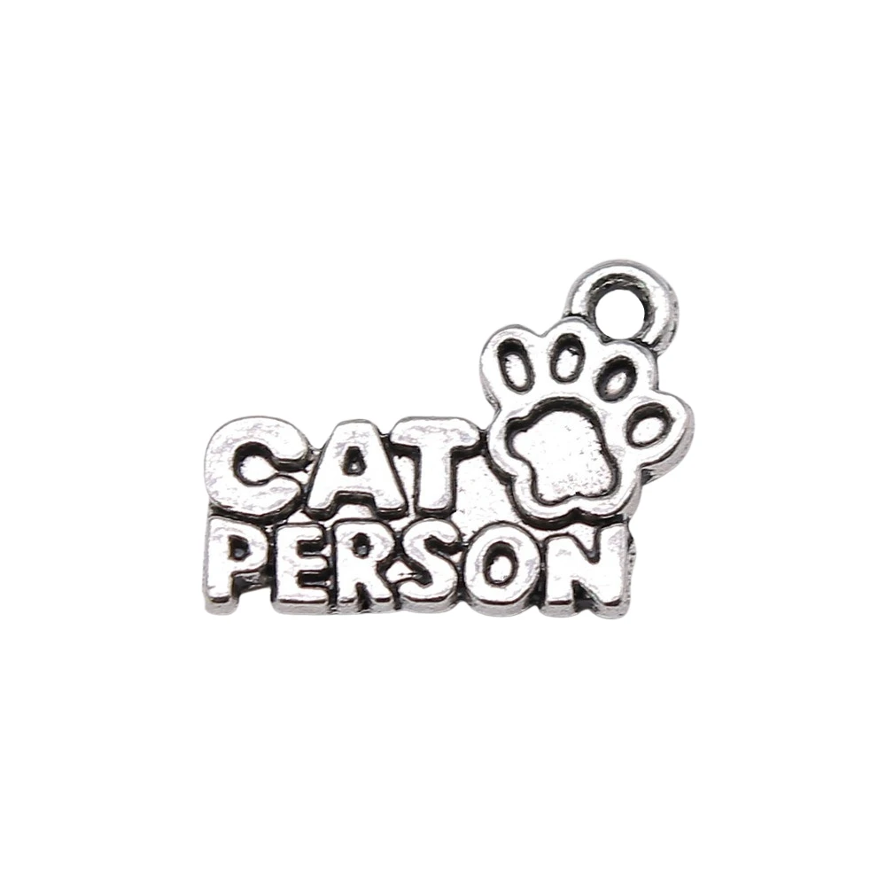 Wholesale 150pcs/bag 18x13mm Cat Love Person Charm Cat Paw Person Charm Person Paw Cat Charms Wholesale Antique Silver Color
Wholesale 150pcs/bag 18x13mm Cat Love Person Charm Cat Paw Person Charm Person Paw Cat Charms Wholesale Antique Silver Color