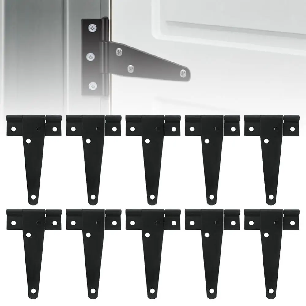 Lightweight Thickened Hinges Quick Installation T-Shaped Hinge Black T-Shaped Home Decoration Hinge
Lightweight Thickened Hinges Quick Installation T-Shaped Hinge Black T-Shaped Home Decoration Hinge