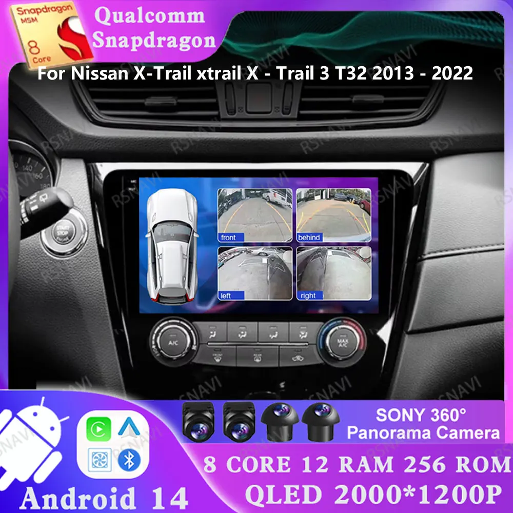 Android 14 For Nissan X-Trail Xtrail X - Trail 3 T32 2013 - 2022 Multimedia Viedo Player DVD 4G LTE GPS DSP Qualcomm Navigation
Android 14 For Nissan X-Trail Xtrail X - Trail 3 T32 2013 - 2022 Multimedia Viedo Player DVD 4G LTE GPS DSP Qualcomm Navigation