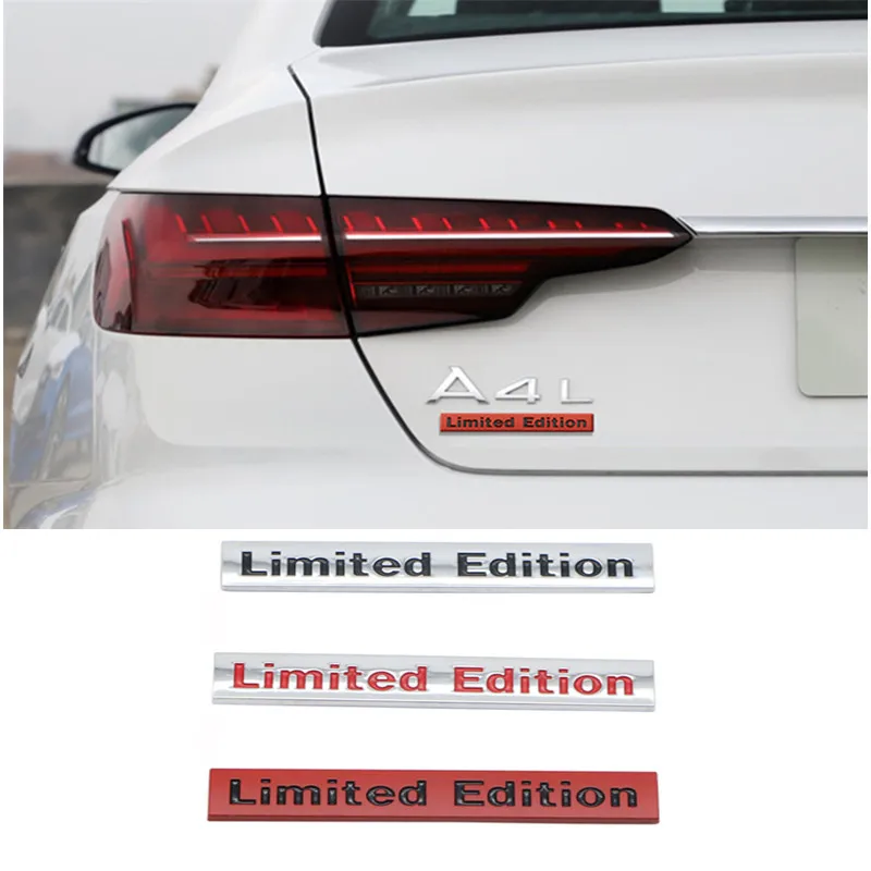 Limited edition For Audi A1 Q5 S3 RS6 SQ5 series Limited edition logo refit rear boot label trunk badge metal car accessories
Limited edition For Audi A1 Q5 S3 RS6 SQ5 series Limited edition logo refit rear boot label trunk badge metal car accessories
