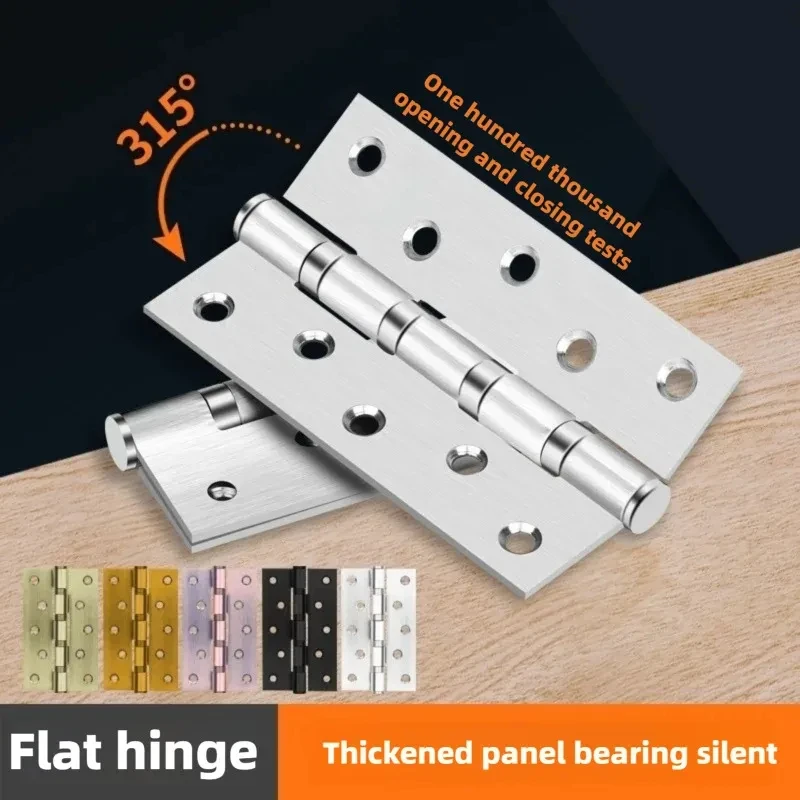 stainless steel Mute Hinge Room Door 4 Inch Bearings Hinges 3mm Thick Heavy Doors Strong Load Bearing Gemel Furniture Hardware
stainless steel Mute Hinge Room Door 4 Inch Bearings Hinges 3mm Thick Heavy Doors Strong Load Bearing Gemel Furniture Hardware