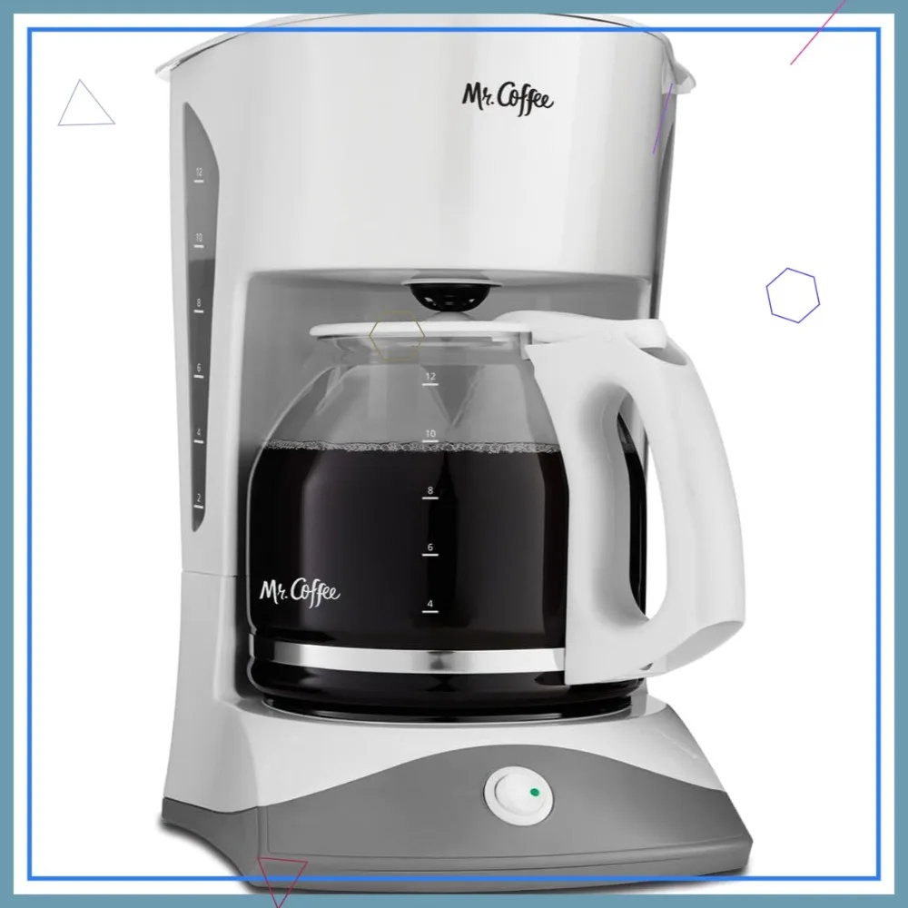 12-Cup Automatic Drip Coffee Maker with Pause & Serve, Dual Water Window
12-Cup Automatic Drip Coffee Maker with Pause & Serve, Dual Water Window