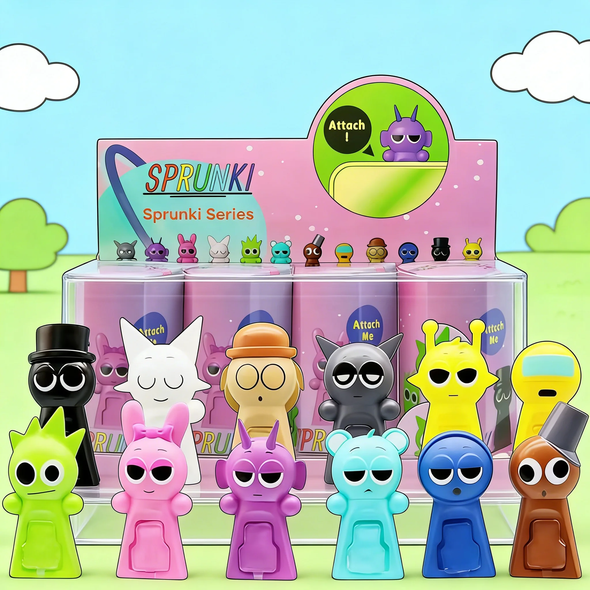 Random 1-12Pcs Sprunki Blind Box Mini Figures Rhythm Game Character PVC Anime Figurine Surprise Bag Collectible Toy Gift
Random 1-12Pcs Sprunki Blind Box Mini Figures Rhythm Game Character PVC Anime Figurine Surprise Bag Collectible Toy Gift
