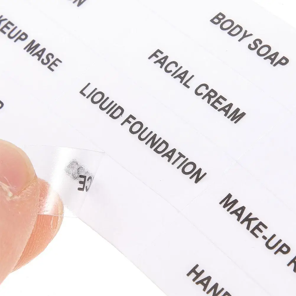 12 Sheets Waterproof Travel Bottle Labels for Lotion Cream Shampoo Sub Storage Self Adhesive Vinyl PVC
12 Sheets Waterproof Travel Bottle Labels for Lotion Cream Shampoo Sub Storage Self Adhesive Vinyl PVC