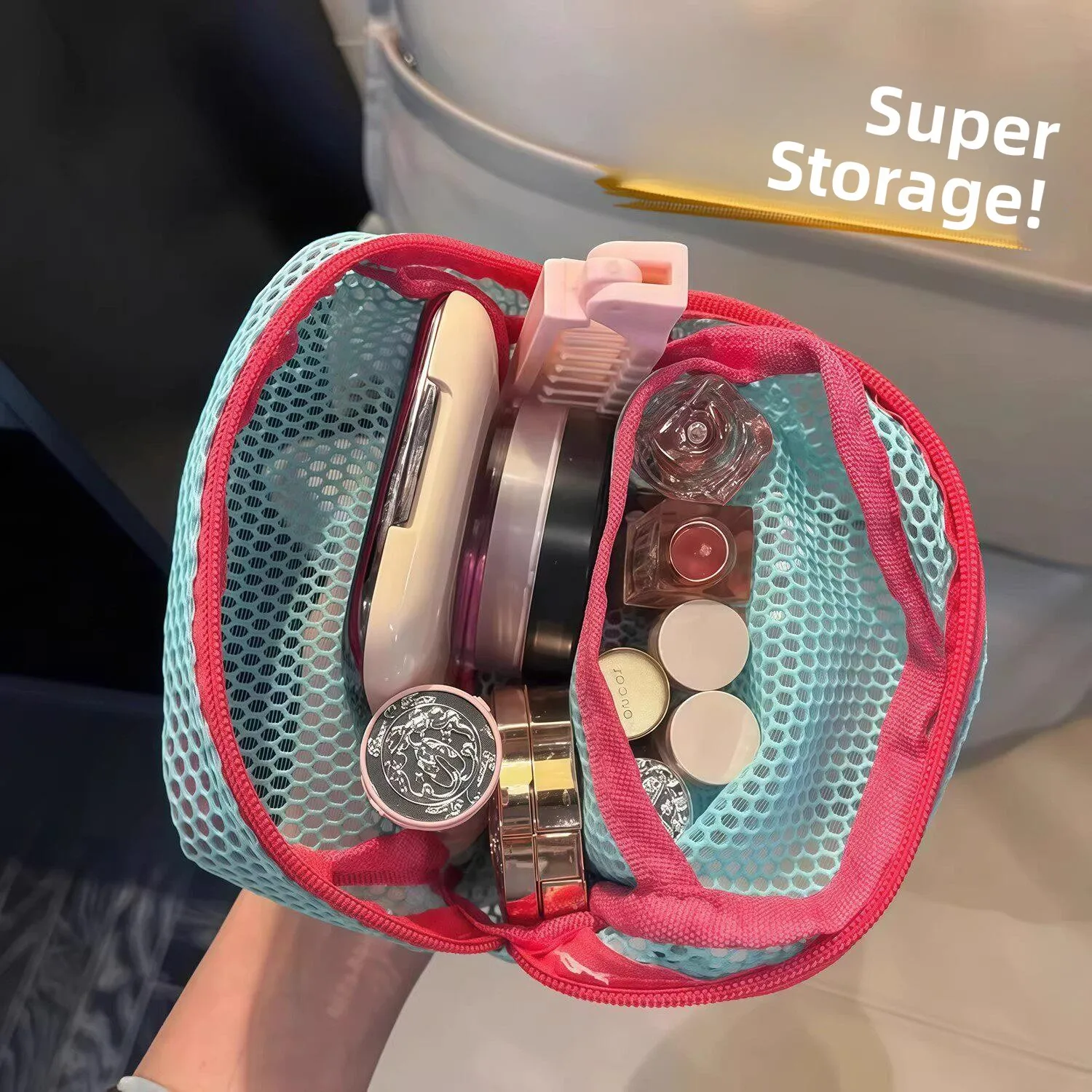 Travel Outdoor Transparent Large Capacity Net Bag Tofu Bag Multi-Functional Durable Storage Bag for Miscellaneous Items
Travel Outdoor Transparent Large Capacity Net Bag Tofu Bag Multi-Functional Durable Storage Bag for Miscellaneous Items