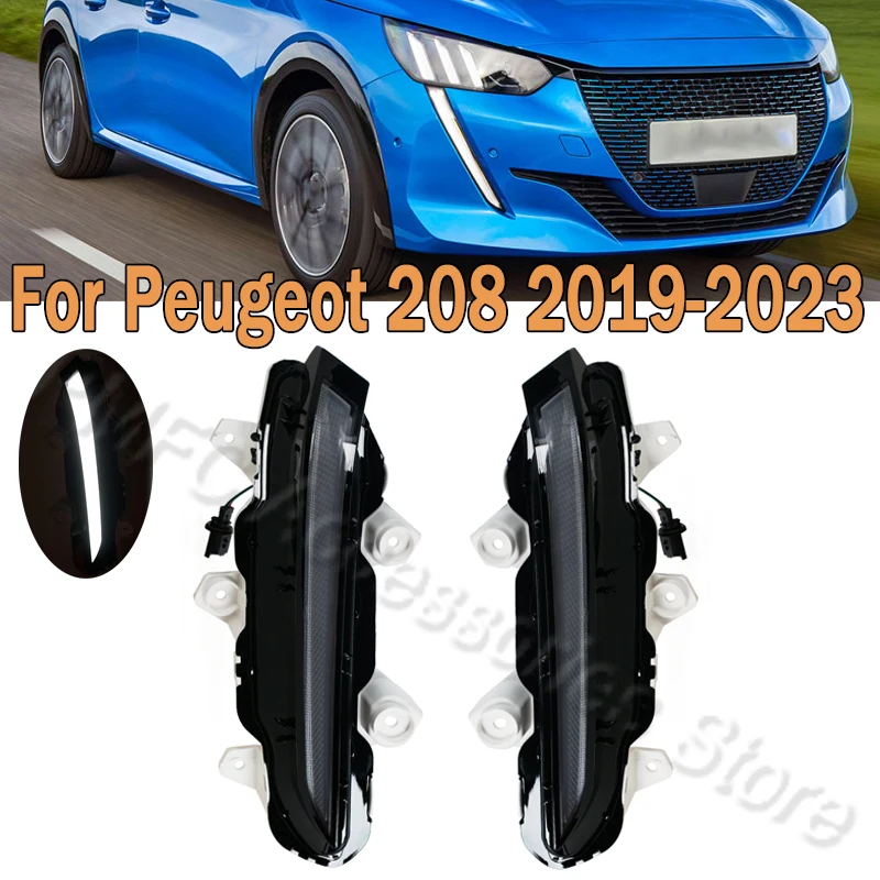 LED Daytime Running Light Car Front Bumper DRL Day Light For Peugeot 208 2019 2020 2021 2022 2023 9824241280 9824241480
LED Daytime Running Light Car Front Bumper DRL Day Light For Peugeot 208 2019 2020 2021 2022 2023 9824241280 9824241480