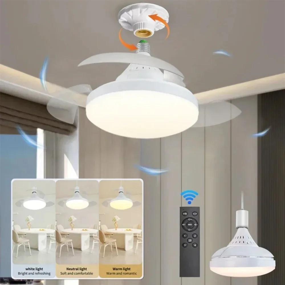 JOYINLED Ceiling Fan with LED Lights with Modern Minimalist Style Three Color Remote Controlled Mute Fan Invisible Fan Blade
JOYINLED Ceiling Fan with LED Lights with Modern Minimalist Style Three Color Remote Controlled Mute Fan Invisible Fan Blade