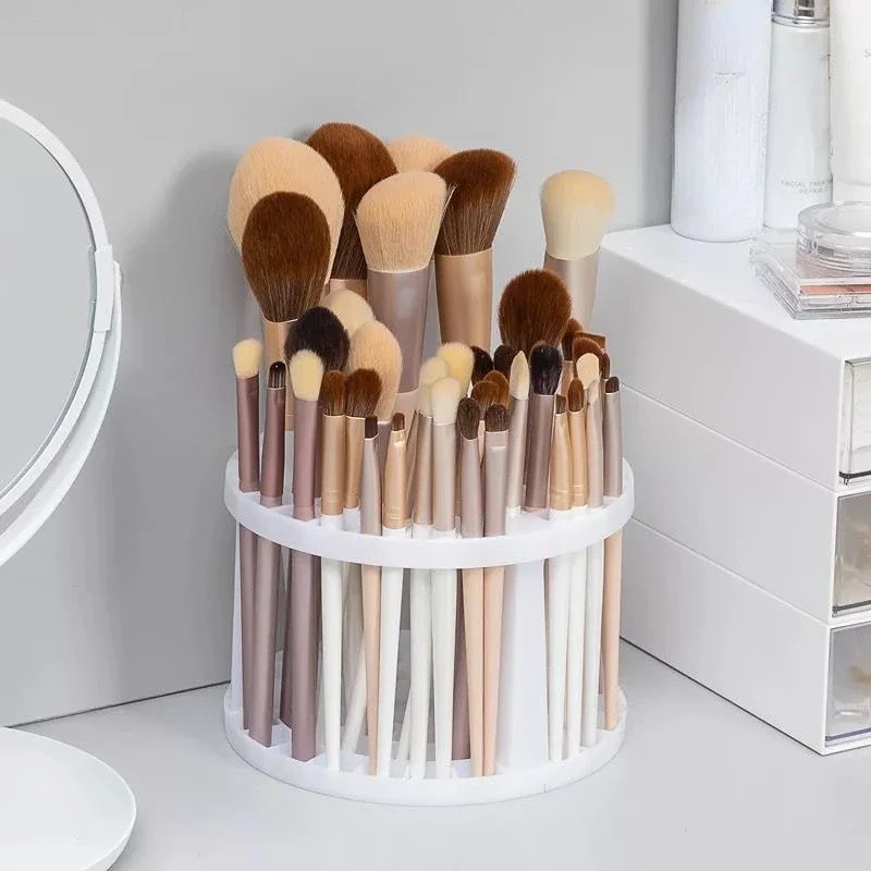 49slots Large Capacity Makeup Brush Plastic Storage Rack Hollow Air Dry Eyeshadow Brush Eyebrow Pencil Eyeliner Desktop Holder
49slots Large Capacity Makeup Brush Plastic Storage Rack Hollow Air Dry Eyeshadow Brush Eyebrow Pencil Eyeliner Desktop Holder