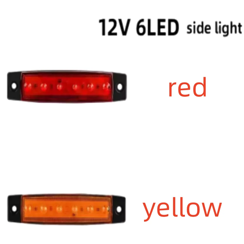 ISURE MARINE 12V Navigation Light 6LED Waterproof Truck Side Light Signal Light Trailer Car Side Warning Light Red Yellow
ISURE MARINE 12V Navigation Light 6LED Waterproof Truck Side Light Signal Light Trailer Car Side Warning Light Red Yellow