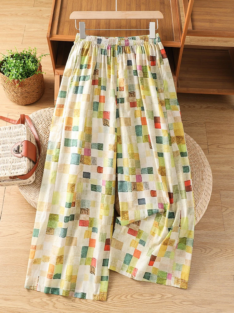 Authentic Summer 2026 Printed Wide Leg Comfortable Cool Home Pants Casual Asymmetrical Natural Waist Polyester Cotton Blend
Authentic Summer 2026 Printed Wide Leg Comfortable Cool Home Pants Casual Asymmetrical Natural Waist Polyester Cotton Blend