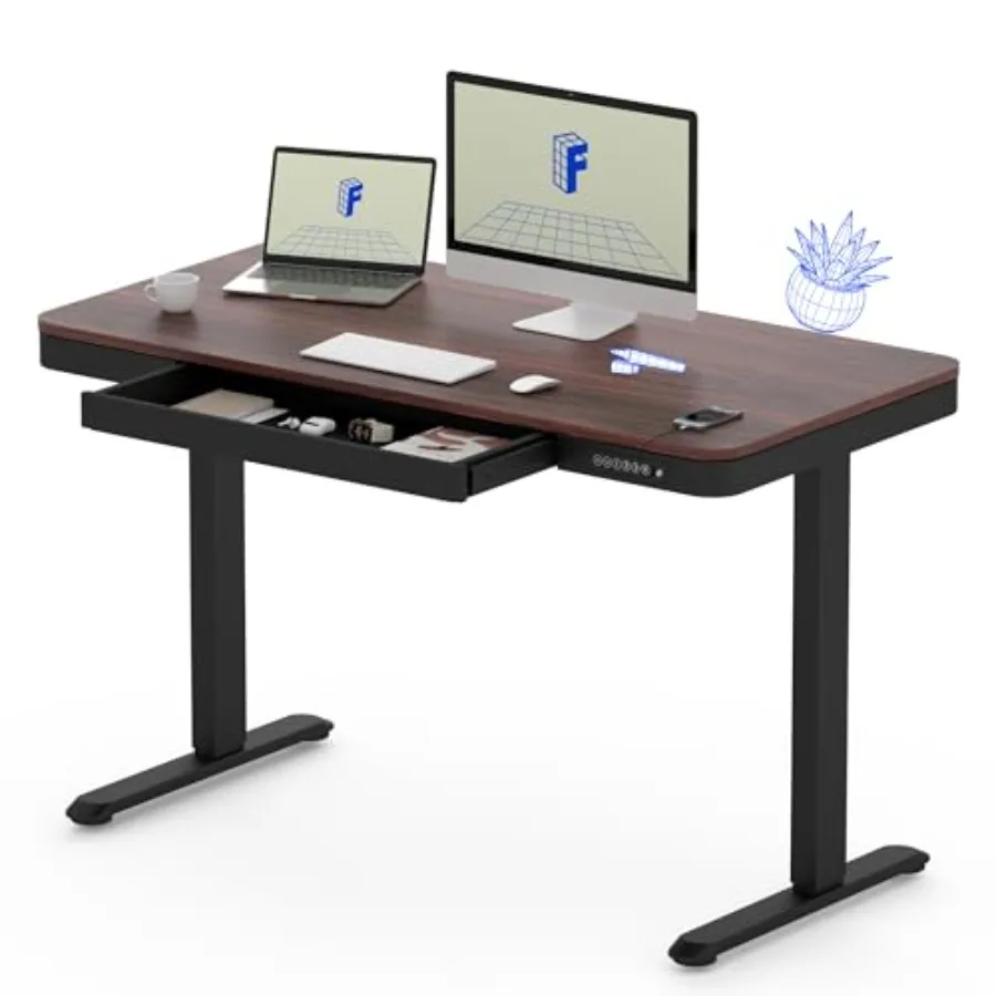 Comhar 48" Electric Standing Desk with Drawers Quick Assembly Home Office Sit Stand Desk with Storage and USB Charging Computer
Comhar 48" Electric Standing Desk with Drawers Quick Assembly Home Office Sit Stand Desk with Storage and USB Charging Computer