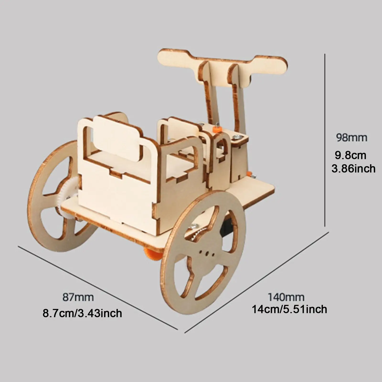 Toy Puzzle Wooden Tricycle DIY Kit Vehicle Toy Educational Toys Puzzle Toy for Kids Adults Office Home Decor Display
Toy Puzzle Wooden Tricycle DIY Kit Vehicle Toy Educational Toys Puzzle Toy for Kids Adults Office Home Decor Display