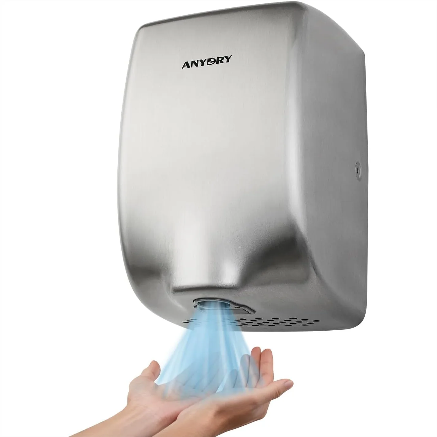 Compact Hand Dryer, High-Speed 1350W Airflow, Brushed Stainless Steel for Commercial & Home Use
Compact Hand Dryer, High-Speed 1350W Airflow, Brushed Stainless Steel for Commercial & Home Use