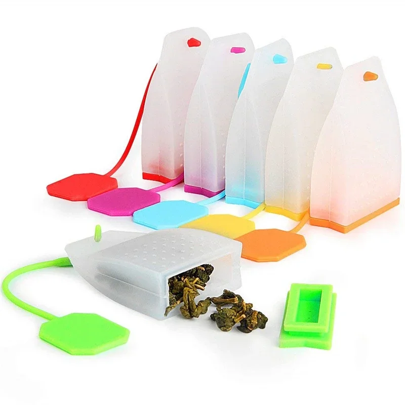 2/4pcs Silicone Tea Infuser Bag Reusable Safe Loose Leaf Tea Bags Strainer Filter for Tea Drinker Utensils Random Color
2/4pcs Silicone Tea Infuser Bag Reusable Safe Loose Leaf Tea Bags Strainer Filter for Tea Drinker Utensils Random Color