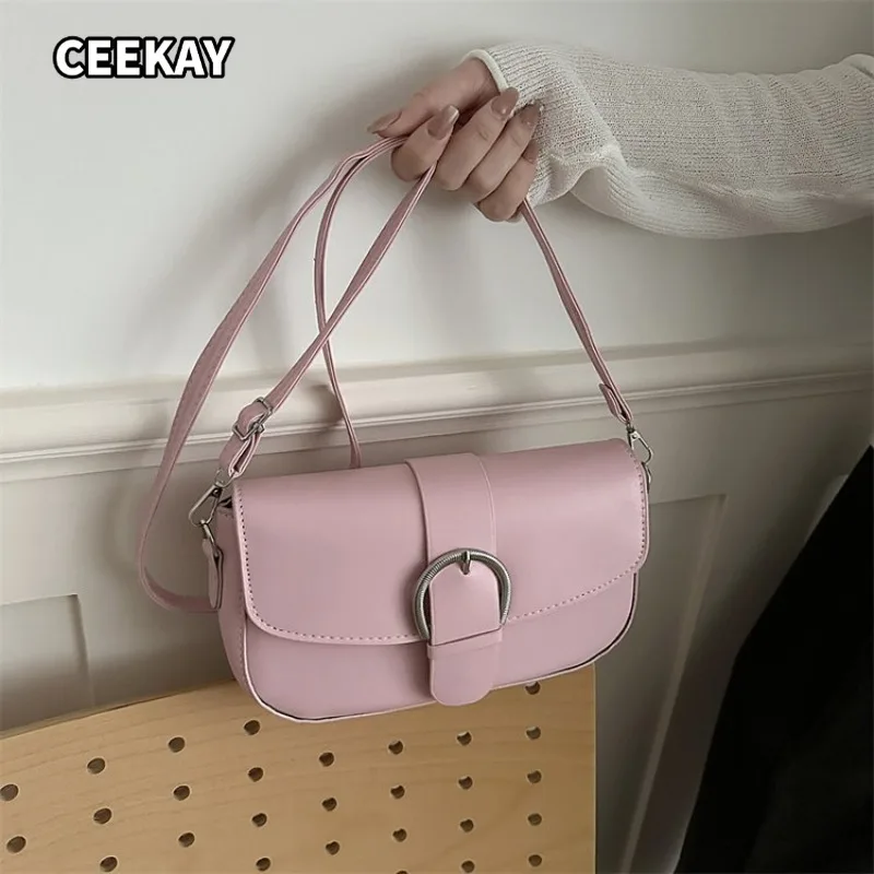 CEEKAY Women's Shoulder Bag Pink PU Leather Flap Crossbody Handbag Metal Ring Buckle Casual Daily Commute Fashion
CEEKAY Women's Shoulder Bag Pink PU Leather Flap Crossbody Handbag Metal Ring Buckle Casual Daily Commute Fashion