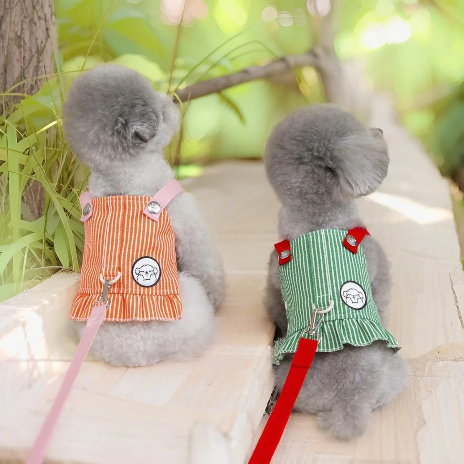 Dog Clothes Adjustable Harness Vest For Small Dogs Cats Korean Style Striped Breathable Fashionable Pet Vest
Dog Clothes Adjustable Harness Vest For Small Dogs Cats Korean Style Striped Breathable Fashionable Pet Vest