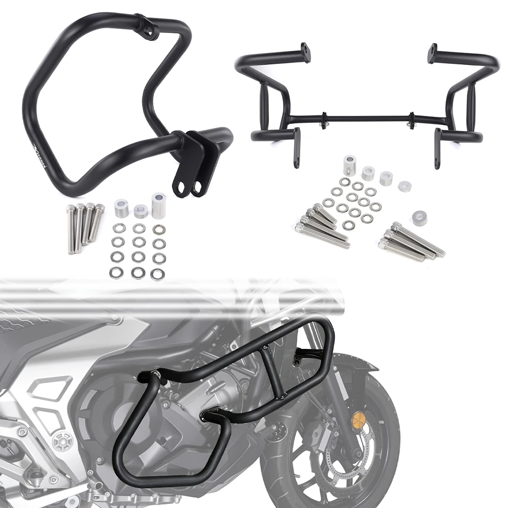 Motorcycle Upper & Lower Crash Bars Engine Guard Bumper Crash Cages NC 750 X /NC750X DCT 2021 2022 2023 2024 2025 2026 For HONDA
Motorcycle Upper & Lower Crash Bars Engine Guard Bumper Crash Cages NC 750 X /NC750X DCT 2021 2022 2023 2024 2025 2026 For HONDA