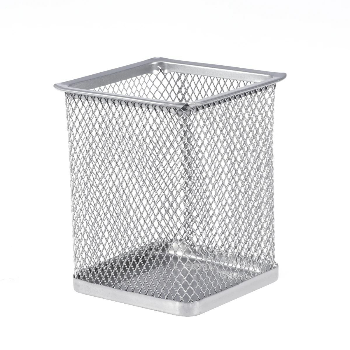 2 Pcs Metal Hollow Pen Holder Writing Pots Mesh Square Pencil Makeup Brush Organizer Silver Wire Office
2 Pcs Metal Hollow Pen Holder Writing Pots Mesh Square Pencil Makeup Brush Organizer Silver Wire Office