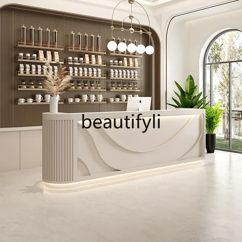 P Customized simple integrated front desk company beauty salon health center checkout page bar
P Customized simple integrated front desk company beauty salon health center checkout page bar