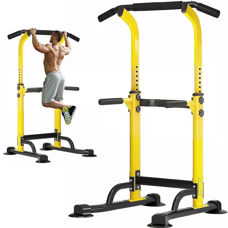 Power Tower Pull Up Bar Station, Free Standing Pull Up Rack Dip Station for Home Gym, Height Adjustable Home Streng Customizable
Power Tower Pull Up Bar Station, Free Standing Pull Up Rack Dip Station for Home Gym, Height Adjustable Home Streng Customizable