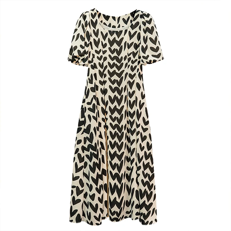 GGHK Square Neck Love Print Waist Lantern Sleeve Dress Fashion Casual Loose Large Size Women's Dresses 2023 New Long Dresses
GGHK Square Neck Love Print Waist Lantern Sleeve Dress Fashion Casual Loose Large Size Women's Dresses 2023 New Long Dresses