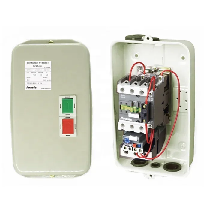 QCX2-65 65A 3phase 30kW DOL magnetic ac motor starter 380v contactor for water pumps fans and compressor
QCX2-65 65A 3phase 30kW DOL magnetic ac motor starter 380v contactor for water pumps fans and compressor