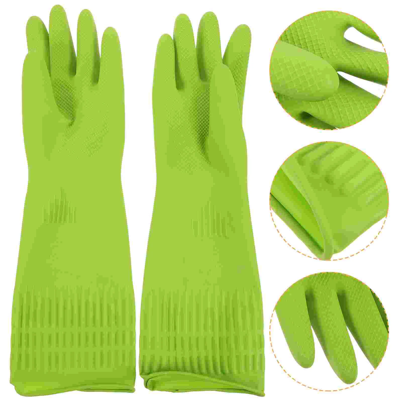 Dishwashing Gloves Home Use Large Cleaning Rubber Extended Cuffs Kitchen Emulsion Reusable for
Dishwashing Gloves Home Use Large Cleaning Rubber Extended Cuffs Kitchen Emulsion Reusable for